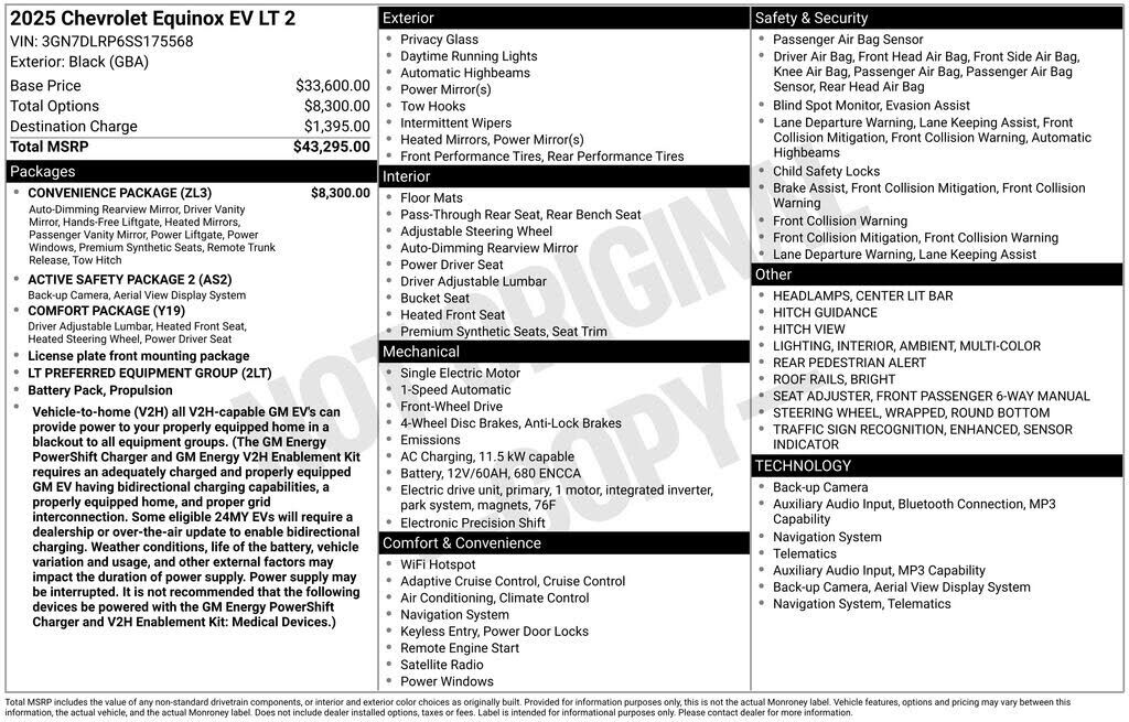 2025 CHEVROLET Equinox EV