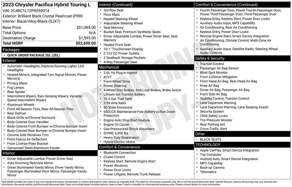 2023 CHRYSLER Pacifica