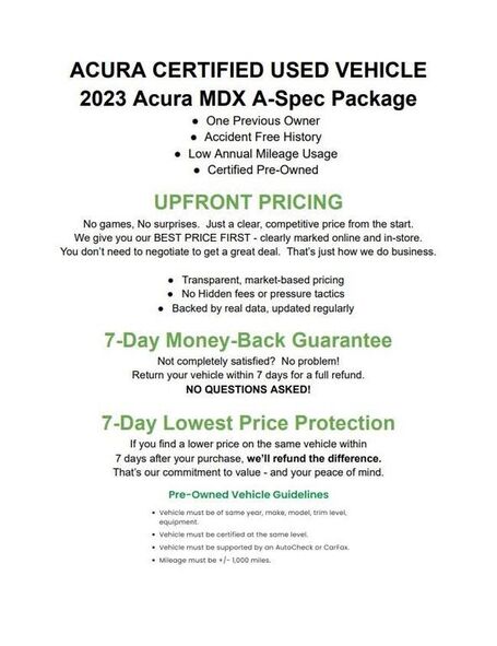 2023 ACURA MDX