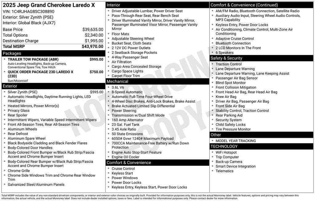 2025 JEEP Grand Cherokee