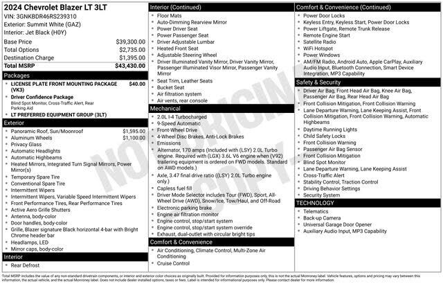 2024 CHEVROLET Blazer