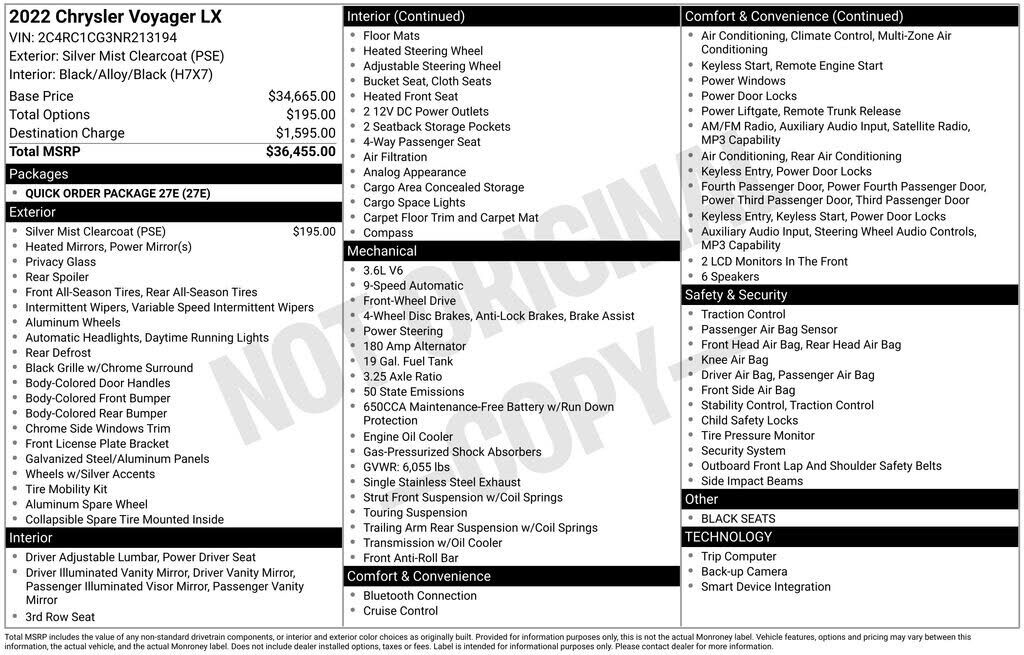 2022 CHRYSLER Pacifica