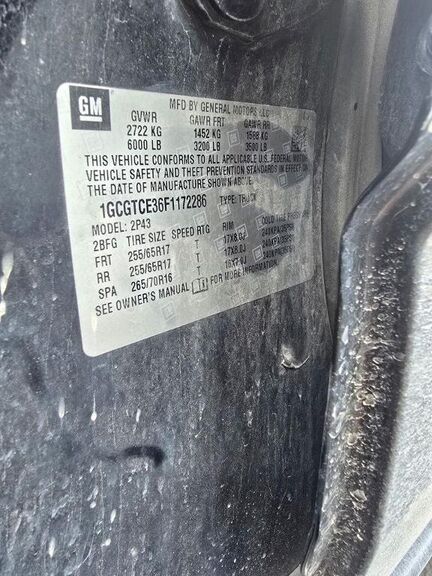 2015 CHEVROLET Colorado