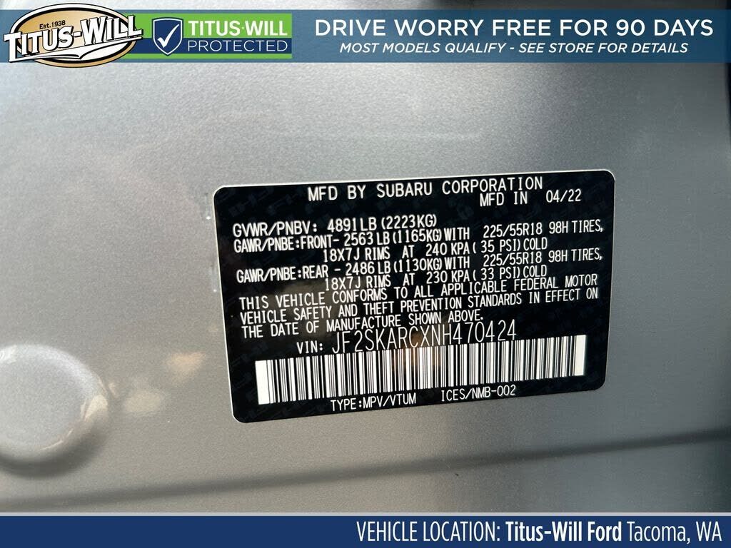 2022 SUBARU Forester