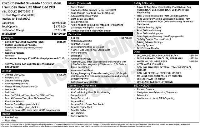 2026 CHEVROLET Silverado