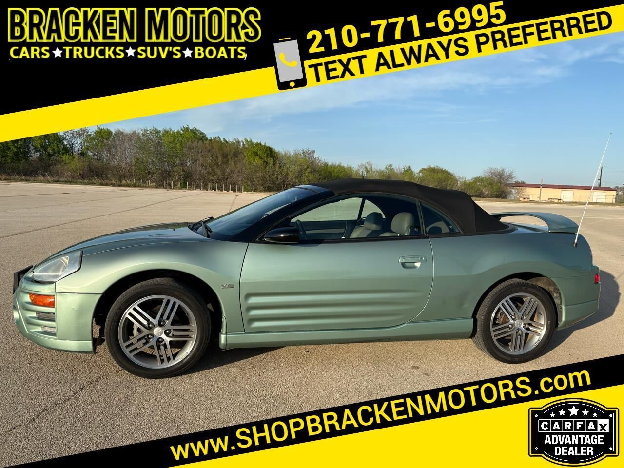 2003 MITSUBISHI Eclipse Spyder