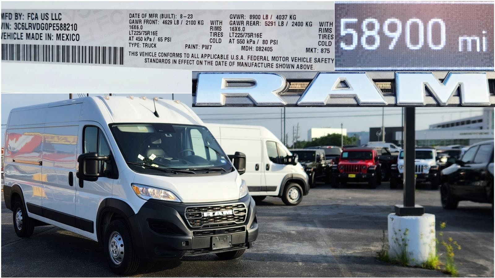 2023 RAM Promaster 2500
