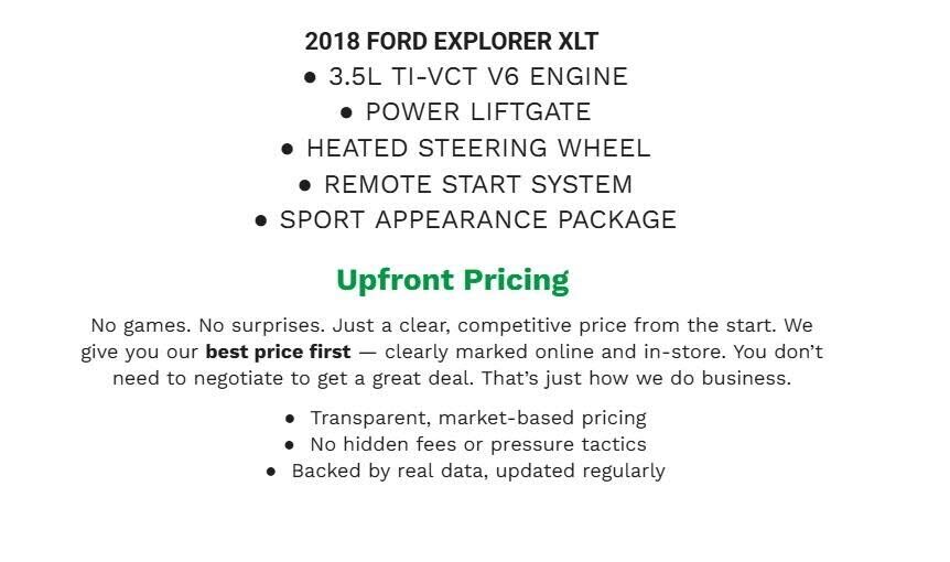 2018 FORD Explorer