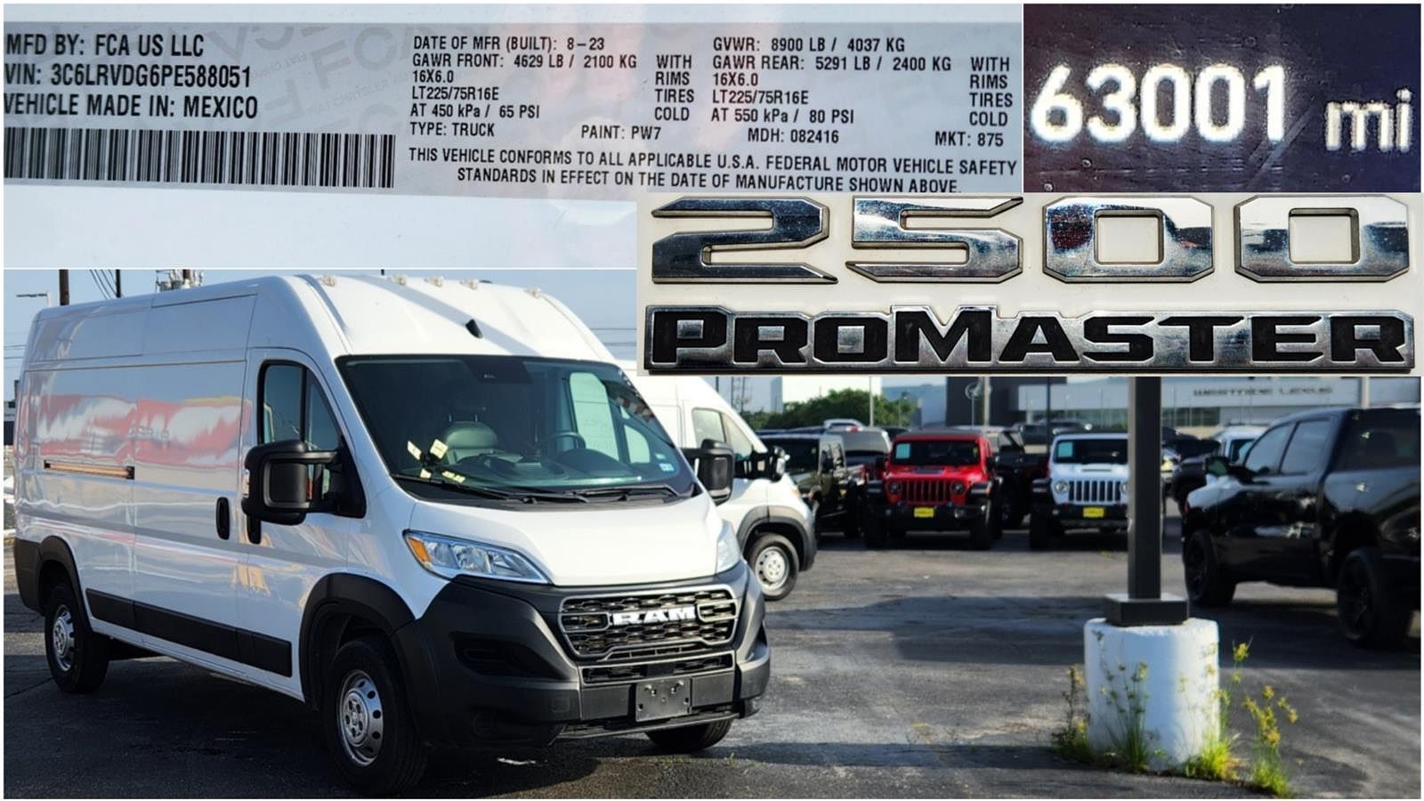 2023 RAM Promaster 2500