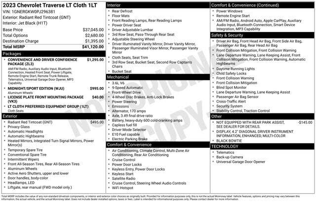 2023 CHEVROLET Traverse