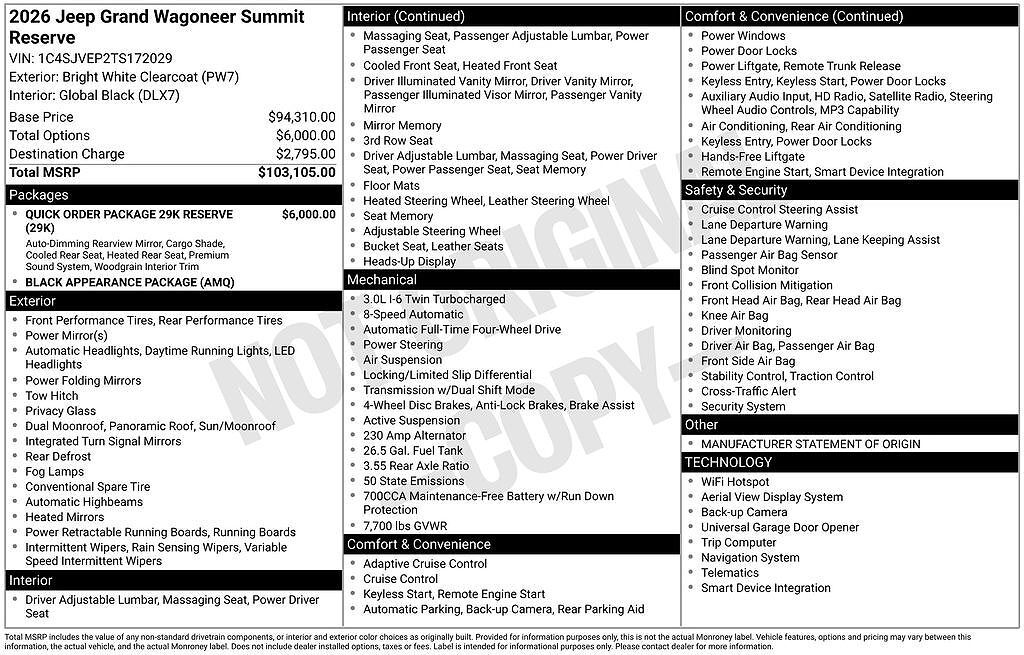 2026 JEEP Grand Wagoneer