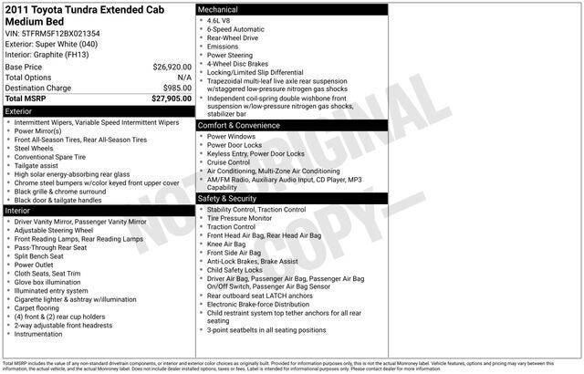 2011 TOYOTA Tundra