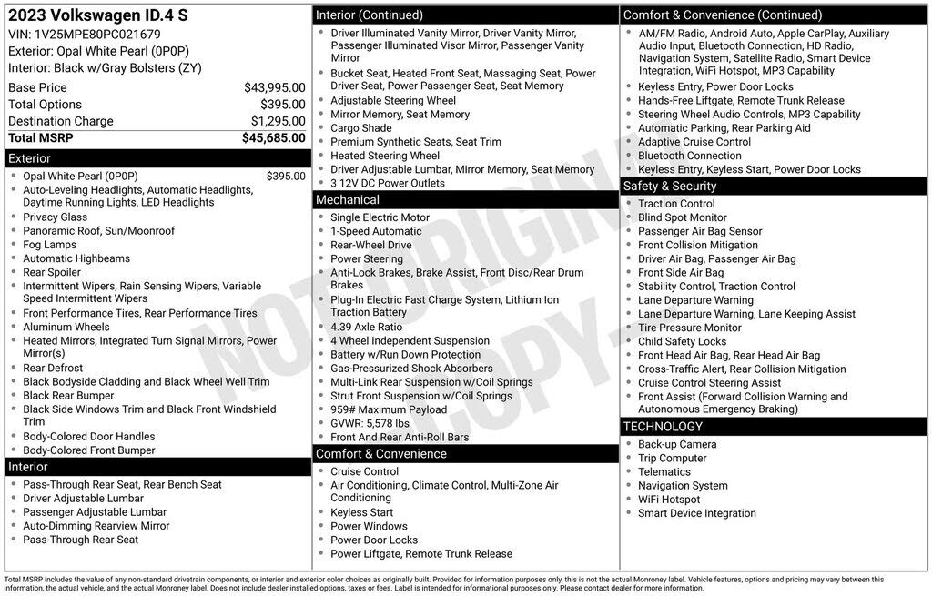 2023 VOLKSWAGEN ID.4