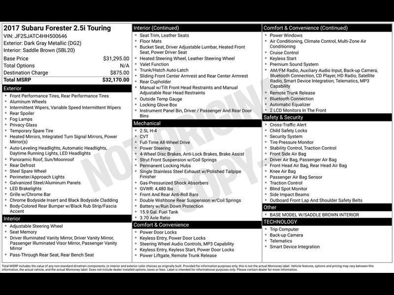 2017 SUBARU Forester