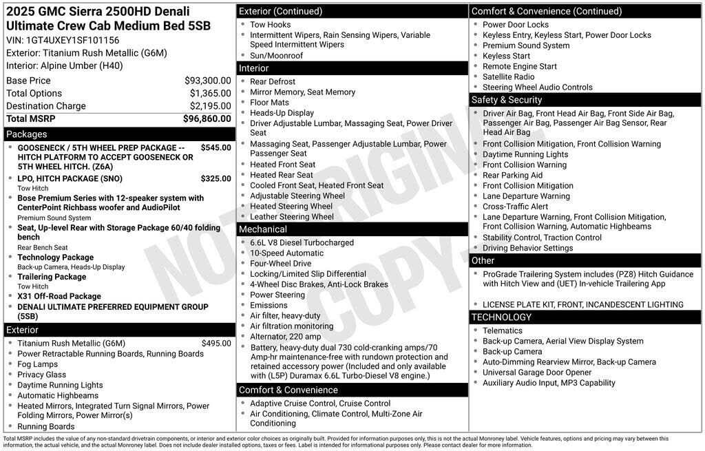 2025 GMC Sierra HD
