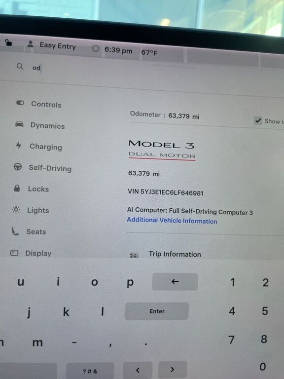 2020 TESLA Model 3