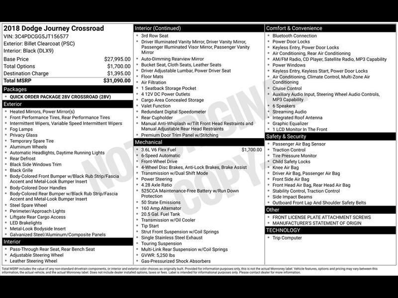 2018 DODGE Journey
