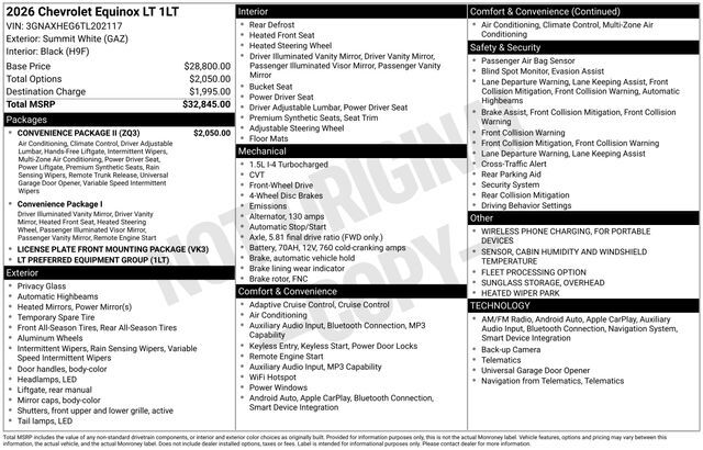 2026 CHEVROLET Equinox