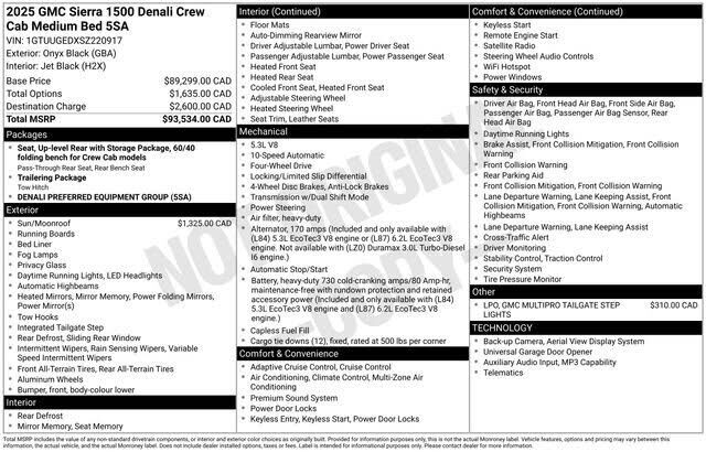 2025 GMC Sierra