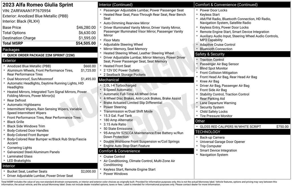 2023 ALFA ROMEO Giulia