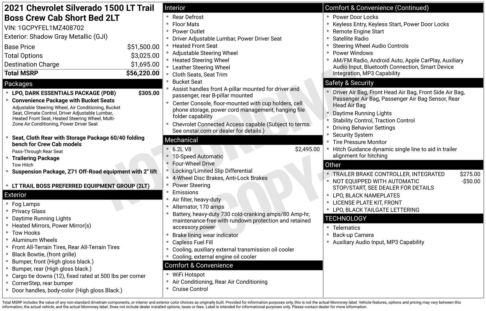 2021 CHEVROLET Silverado