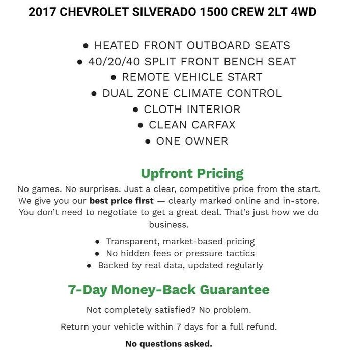 2017 CHEVROLET Silverado