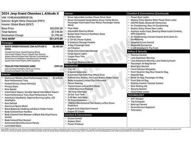 2024 JEEP Grand Cherokee L
