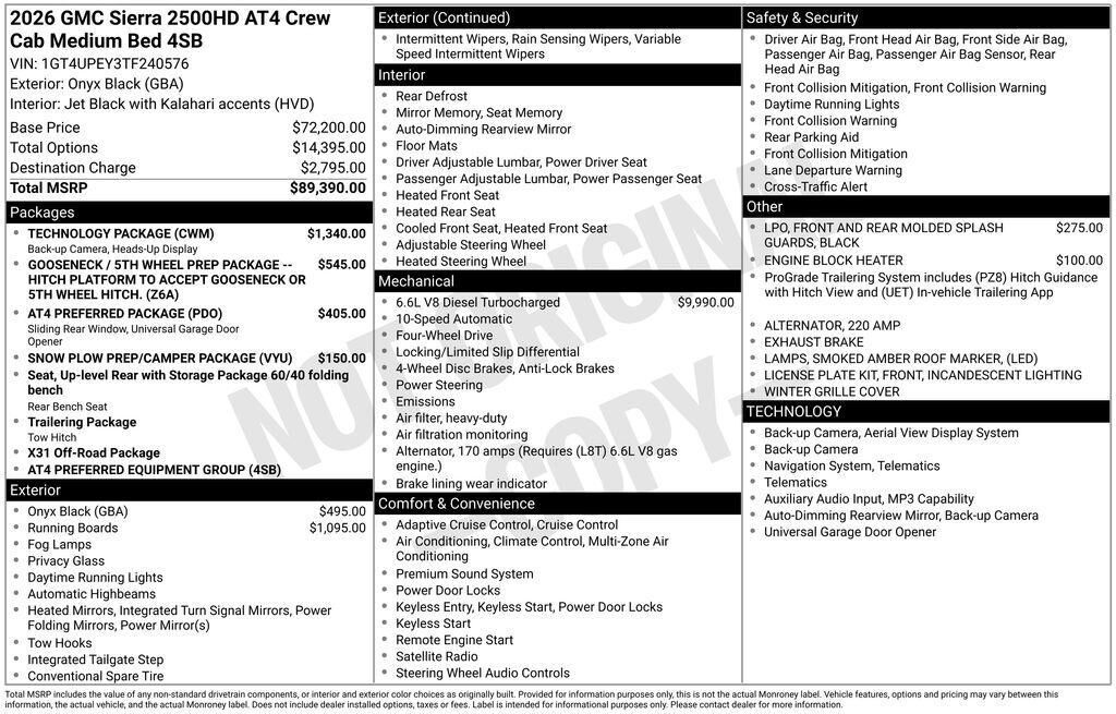 2026 GMC Sierra HD