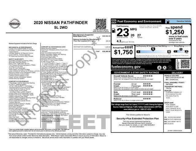 2020 NISSAN Pathfinder