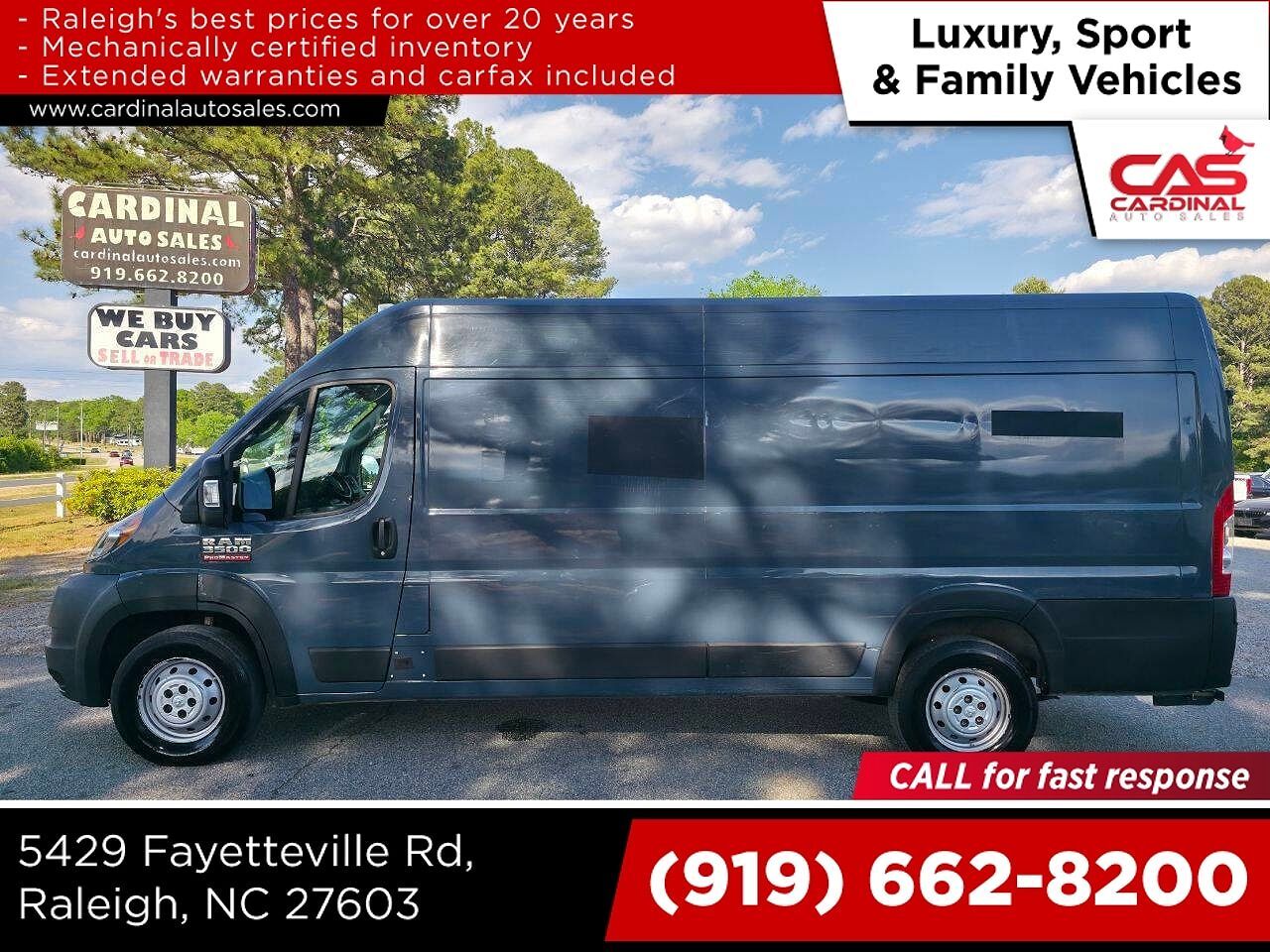 2019 RAM Promaster 3500