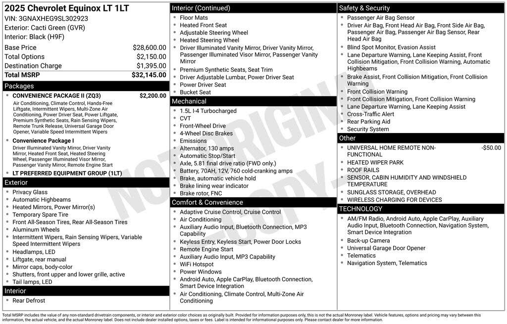 2025 CHEVROLET Equinox