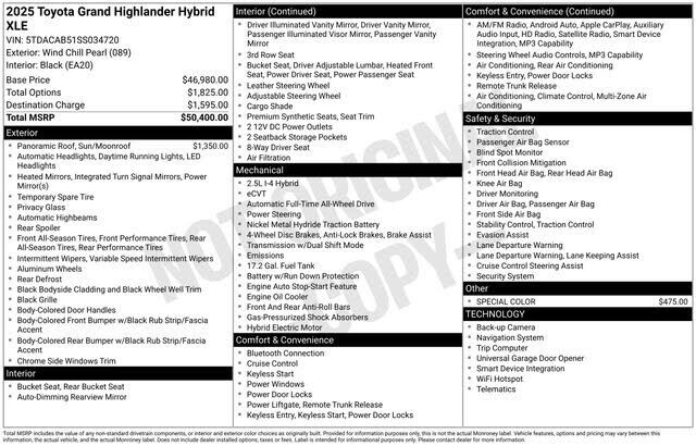 2025 TOYOTA Grand Highlander