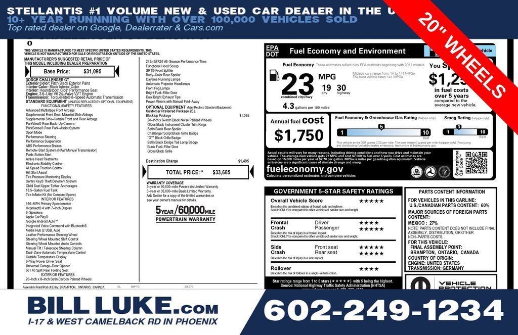 2020 DODGE Challenger