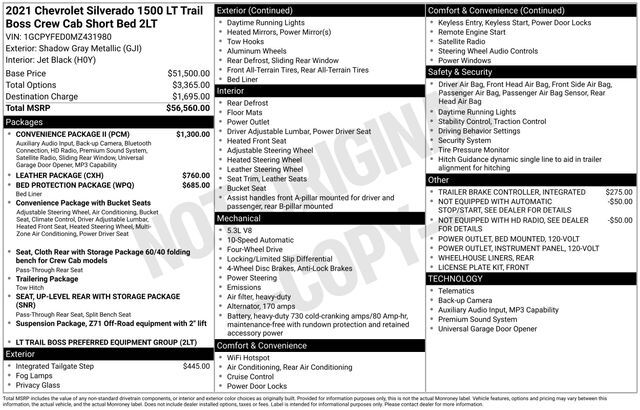 2021 CHEVROLET Silverado