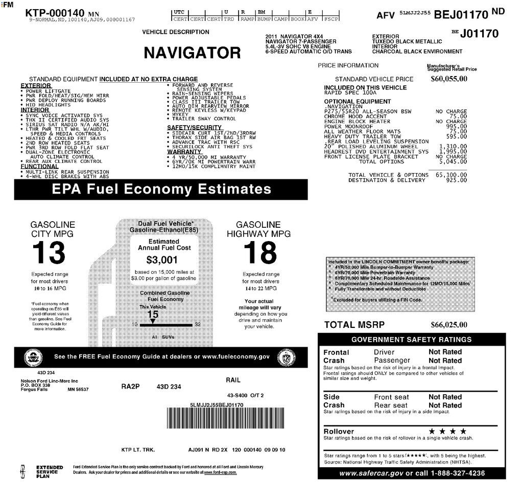 2011 LINCOLN Navigator
