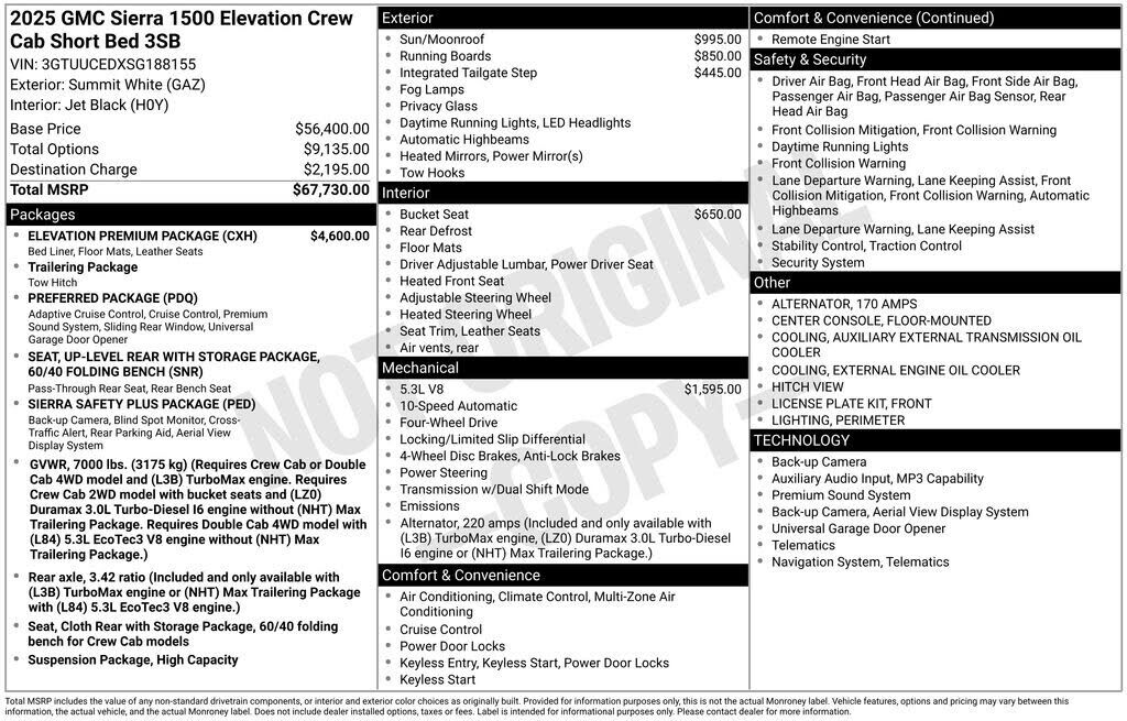 2025 GMC Sierra