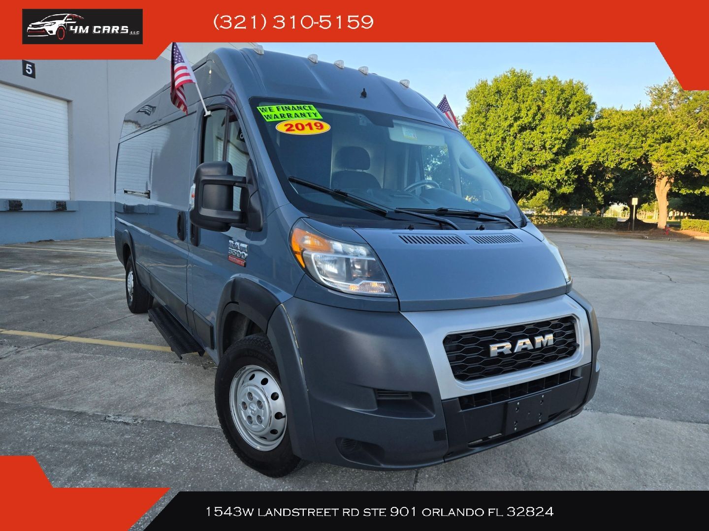 2019 RAM Promaster 3500