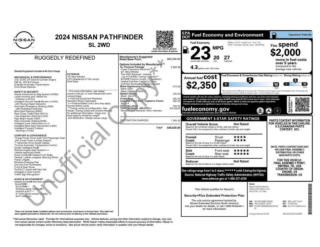 2024 NISSAN Pathfinder