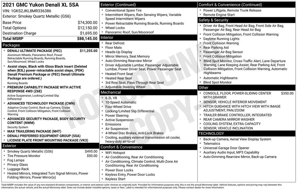 2021 GMC Yukon XL