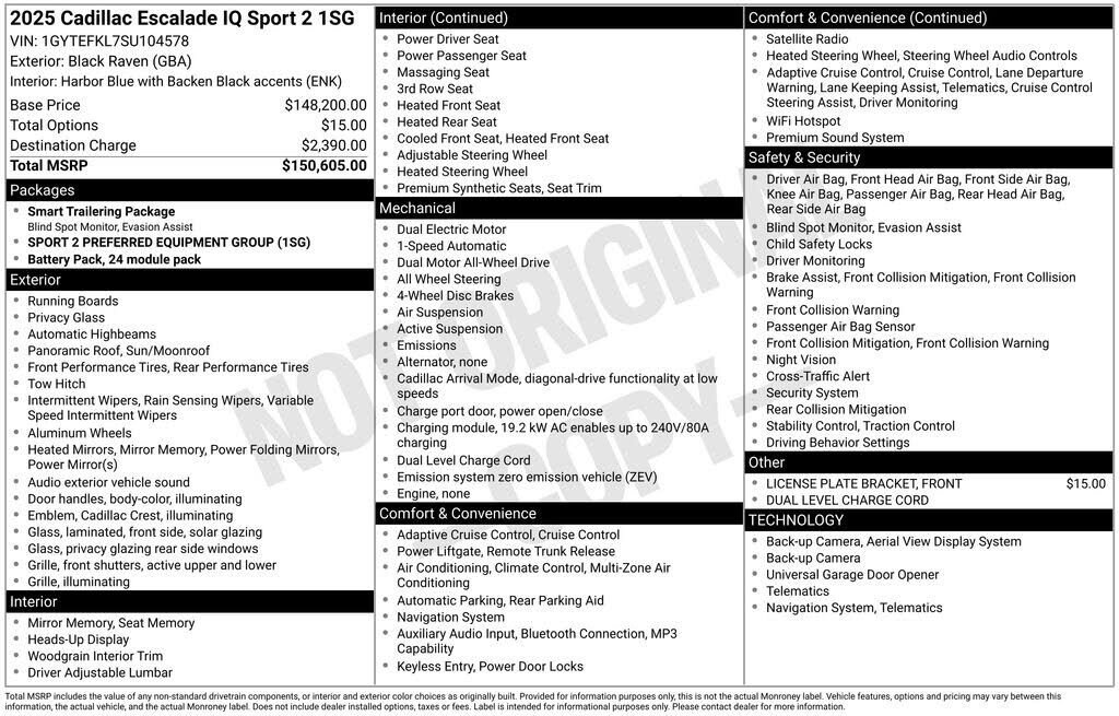 2025 CADILLAC Escalade IQ