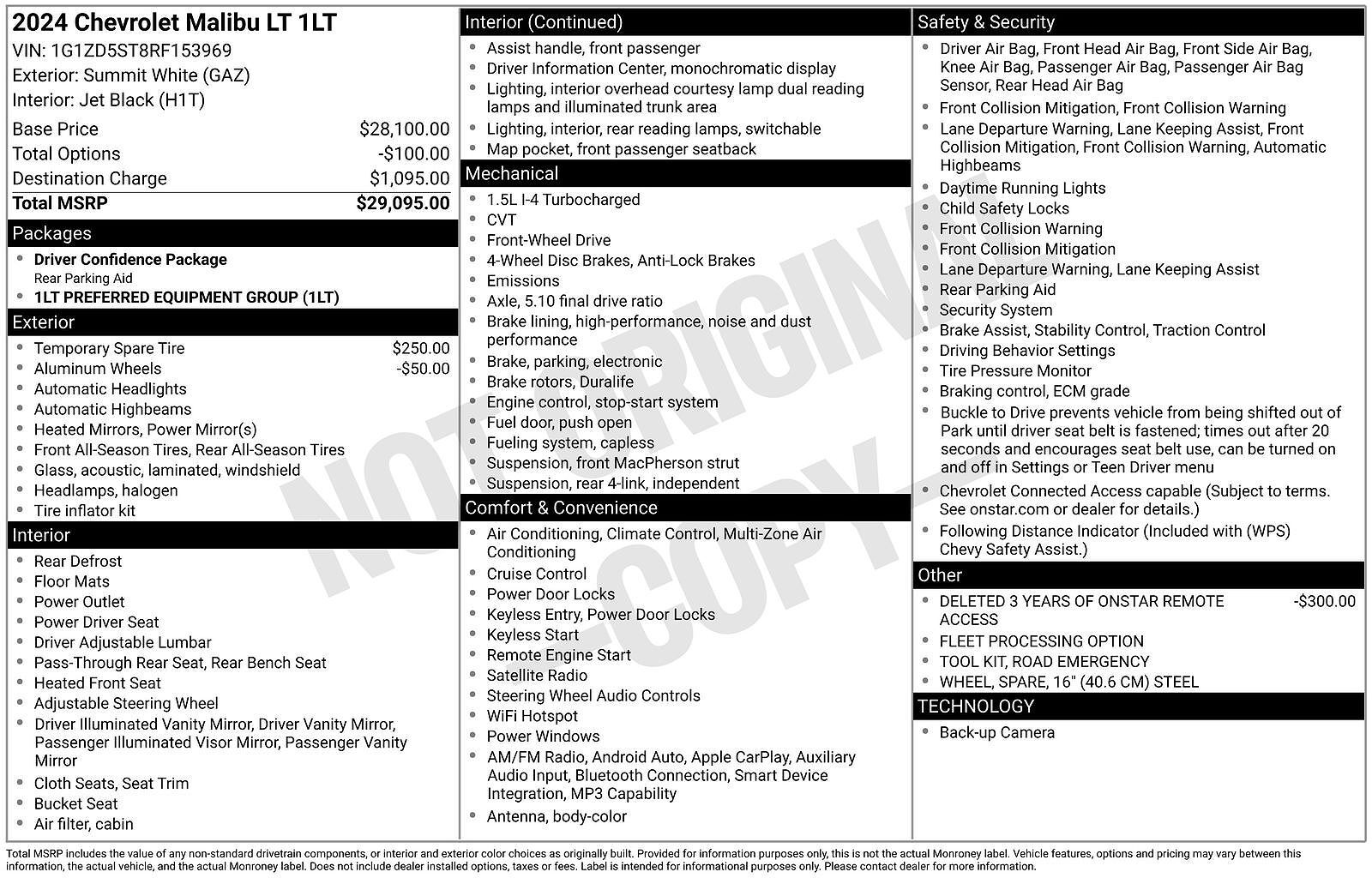 2024 CHEVROLET Malibu