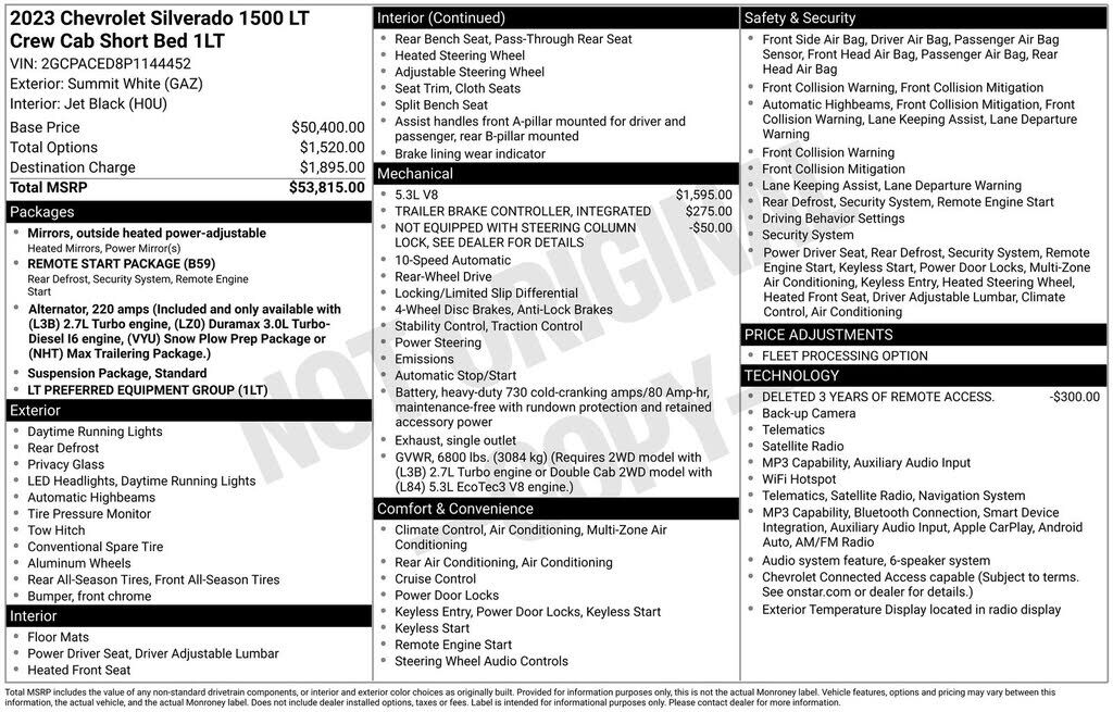 2023 CHEVROLET Silverado