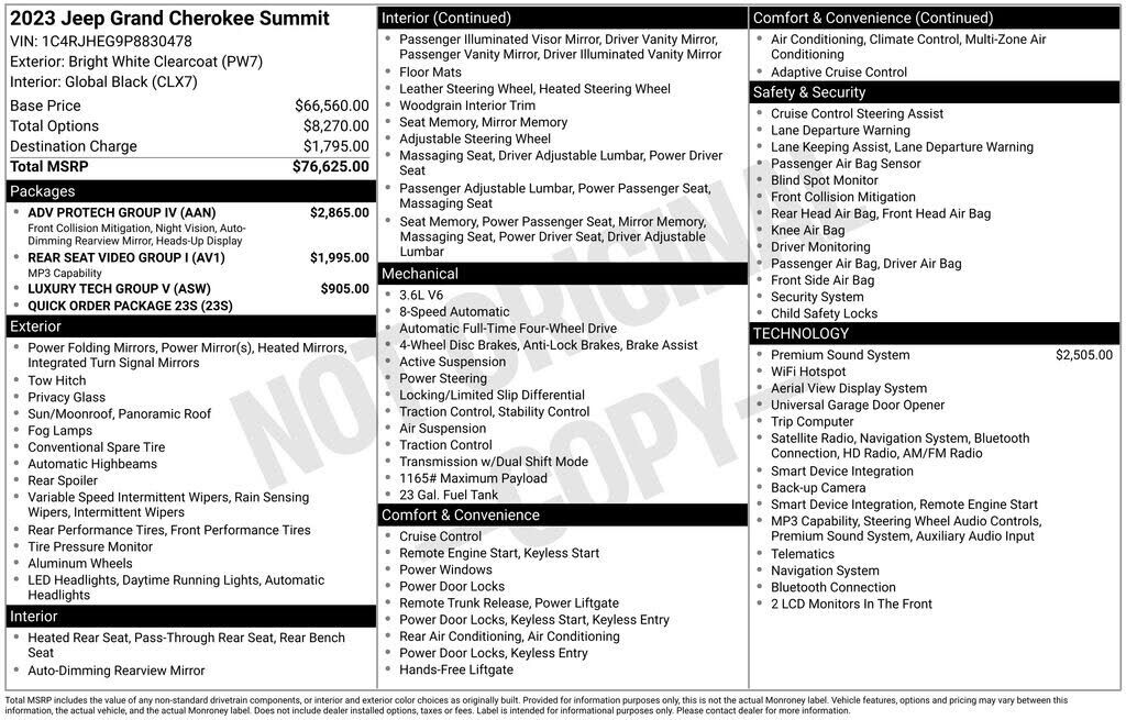2023 JEEP Grand Cherokee