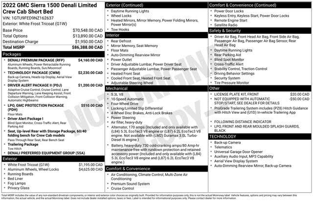 2022 GMC Sierra Limited