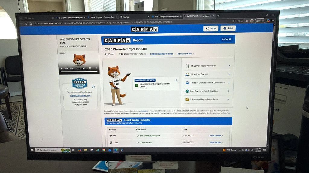 2020 CHEVROLET Express