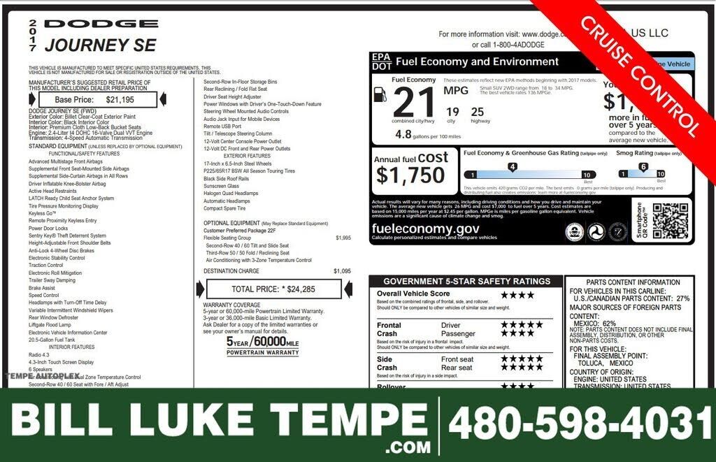 2017 DODGE Journey