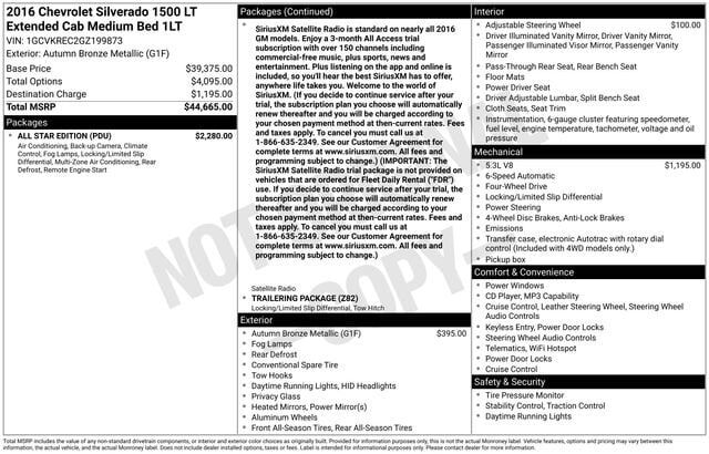 2016 CHEVROLET Silverado