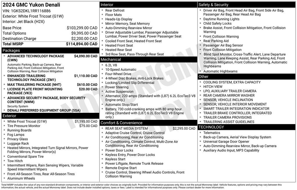 2024 GMC Yukon