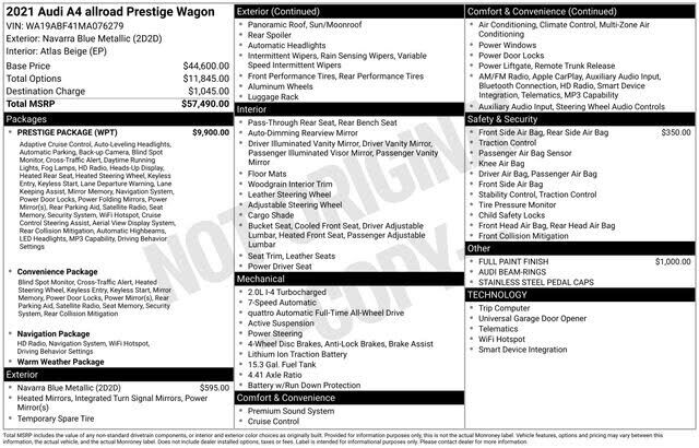 2021 AUDI A4 allroad