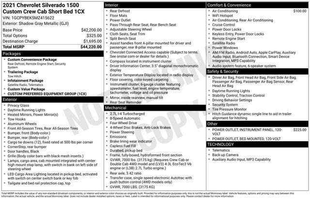 2021 CHEVROLET Silverado